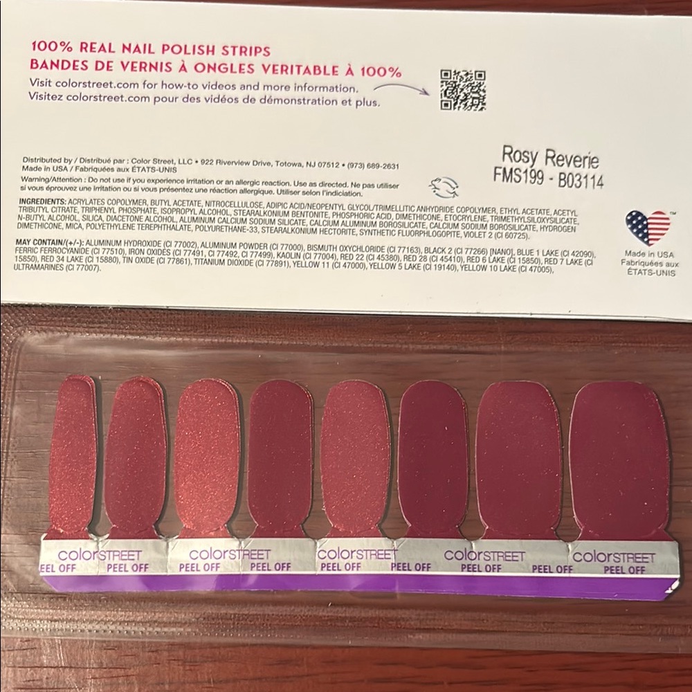 Color Street Rosy Reverie Nail Polish Strips Colorplay exclusive Bundle !!